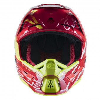 Alpinestars S-M5 Action Bright Red White Yellow Fluo