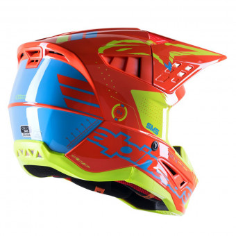 Alpinestars S-M5 Action Orange Fluo Cyan Yellow Fluo