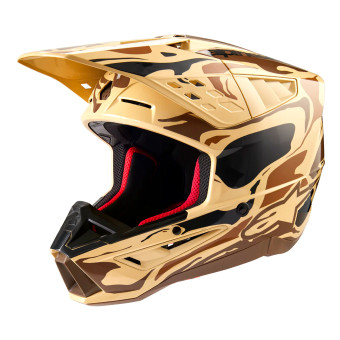 Cross Alpinestars S-M5 Mineral Dark Brown Kangaroo Matt