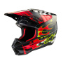 Casque Cross Alpinestars S-M5 Rash Dark Grey Bright Red