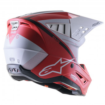 Alpinestars S-M5 Rayon Bright Red White Matt