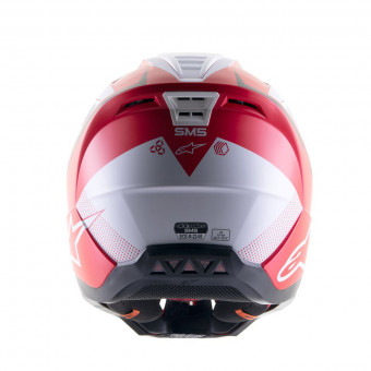 Alpinestars S-M5 Rayon Bright Red White Matt