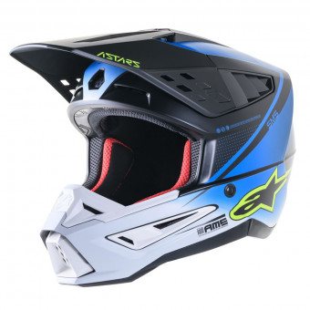 Cross Alpinestars S-M5 Rayon Nightlife Ucla Blue White Matt
