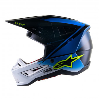 Alpinestars S-M5 Rayon Nightlife Ucla Blue White Matt
