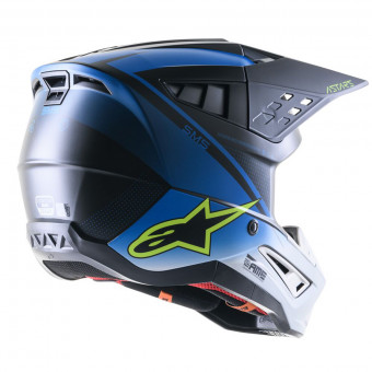 Alpinestars S-M5 Rayon Nightlife Ucla Blue White Matt