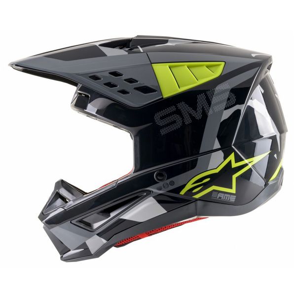 Alpinestars S-M5 Rover ECE Yellow Fluo Gray Camo