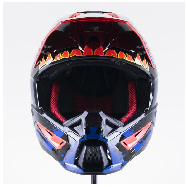 Alpinestars S-M5 Solar Flare Black Blue Red Fluo