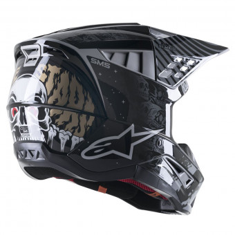 Alpinestars S-M5 Solar Flare Black Grey Gold