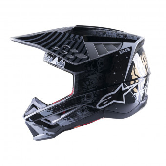 Alpinestars S-M5 Solar Flare Black Grey Gold
