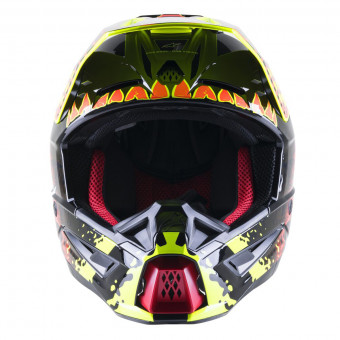 Alpinestars S-M5 Solar Flare Black Red Fluo Yellow