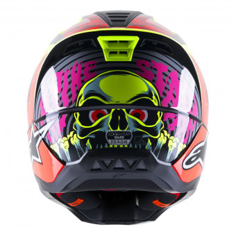 Alpinestars S-M5 Solar Flare Black Red Fluo Yellow