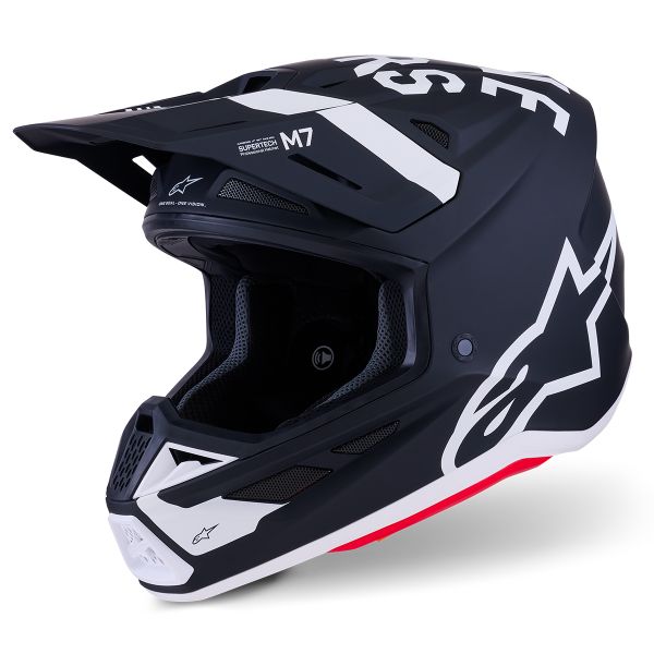 Cross Alpinestars S-M7 Dasher Black White Matt Cross Alpinestars S-M7 Dasher Black White Matt