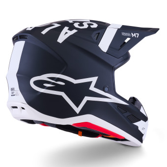 Alpinestars S-M7 Dasher Black White Matt