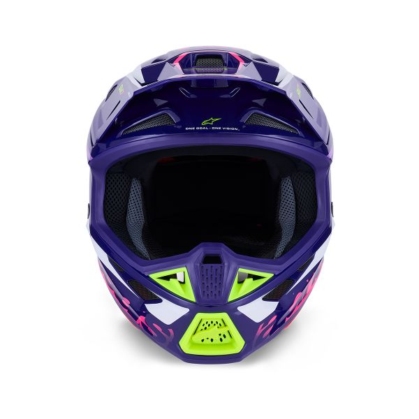 Alpinestars S-M7 Deed Purple Pink Glossy