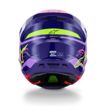 Alpinestars S-M7 Deed Purple Pink Glossy