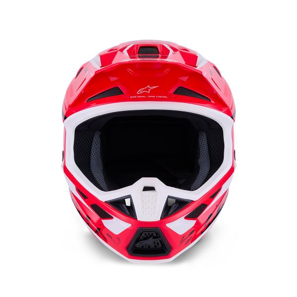 Alpinestars S-M7 Deed Red Black White Glossy