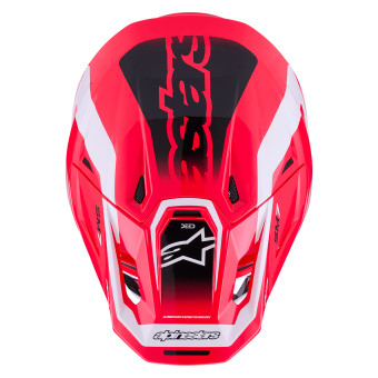 Alpinestars S-M7 Deed Red Black White Glossy
