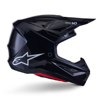 Alpinestars S-M7 Solid Black Glossy