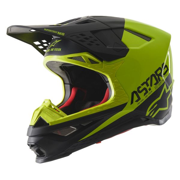 Cross Alpinestars S-M8 Echo Black Yellow Fluo