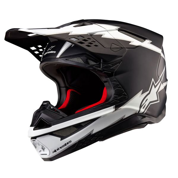 Cross Alpinestars Supertech S-M10 Ampress Black White Matt