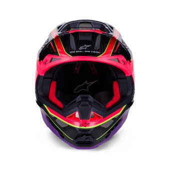 Alpinestars Supertech S-M10 Era Pink Violet Yellow Fluo Glossy