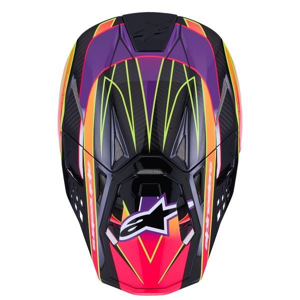 Alpinestars Supertech S-M10 Era Pink Violet Yellow Fluo Glossy