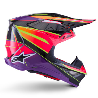 Alpinestars Supertech S-M10 Era Pink Violet Yellow Fluo Glossy