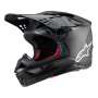 Casque Cross Alpinestars Supertech S-M10 Fame Black Carbon Matt