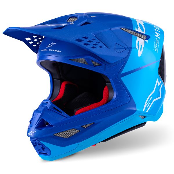 Cross Alpinestars Supertech S-M10 Flood Met Blue Med Blue Blk Crb M&G