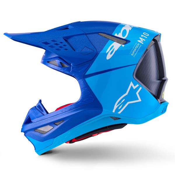 Alpinestars Supertech S-M10 Flood Met Blue Med Blue Blk Crb M&G