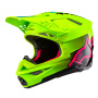 Casque Cross Alpinestars Supertech S-M10 Unite Yellow Fluo Black Diva Pink