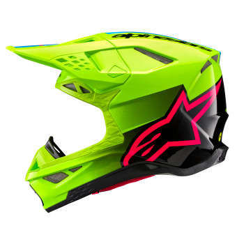 Alpinestars Supertech S-M10 Unite Yellow Fluo Black Diva Pink