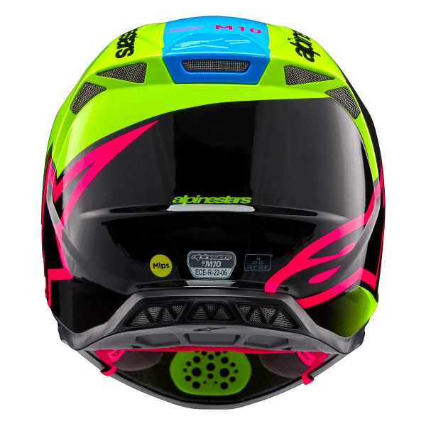Alpinestars Supertech S-M10 Unite Yellow Fluo Black Diva Pink