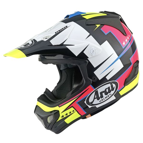 Cross Arai MX-V Evo Battle Yellow