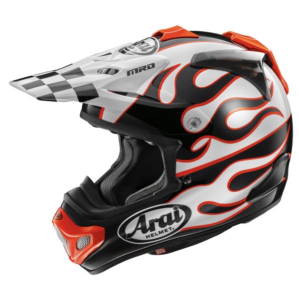 Cross Arai MX-V Evo Flame White