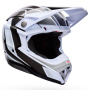 Casque Cross Bell Moto-10 Spherical Grid White Black Grey