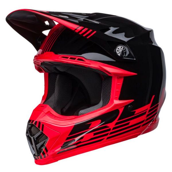 Cross Bell Moto-9 Mips Louver Black Red