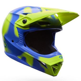 Casque Cross Bell Youth MX-10 Mips Camo Fluorescent Yellow
