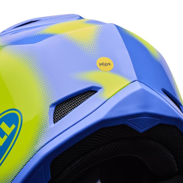 Bell Youth MX-10 Mips Camo Fluorescent Yellow