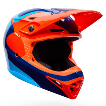 Casque Cross Bell Youth MX-10 Mips Wave Orange Blue