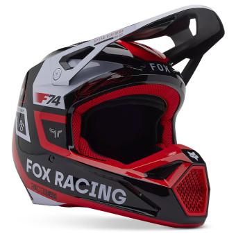 Casque Cross FOX V1 Race Spec Fluo Red Casque Cross FOX V1 Race Spec Fluo Red