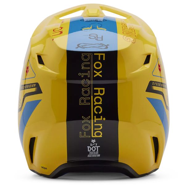 FOX V1 Race Spec Pale Yellow