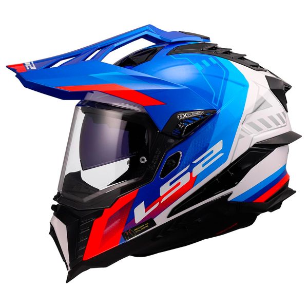 LS2 Explorer Hexa White Blue Red MX701