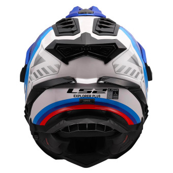 LS2 Explorer Hexa White Blue Red MX701