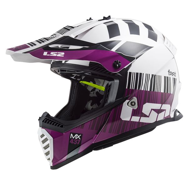 Cross LS2 Fast Evo Xcode White Purple MX437