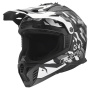 Casque Cross LS2 Fast II Grotesk Black Grey MX708