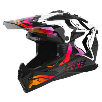 Casque Cross LS2 Fast II Wash White MX708 Casque Cross LS2 Fast II Wash White MX708