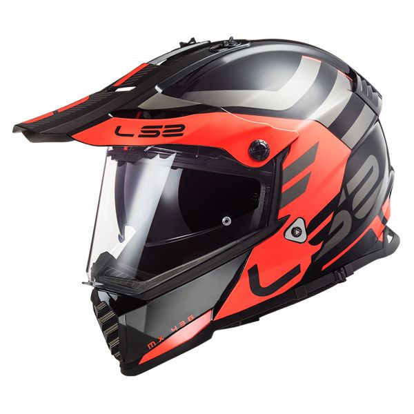 Cross LS2 Pioneer Evo Adventurer Matt Black Orange MX436