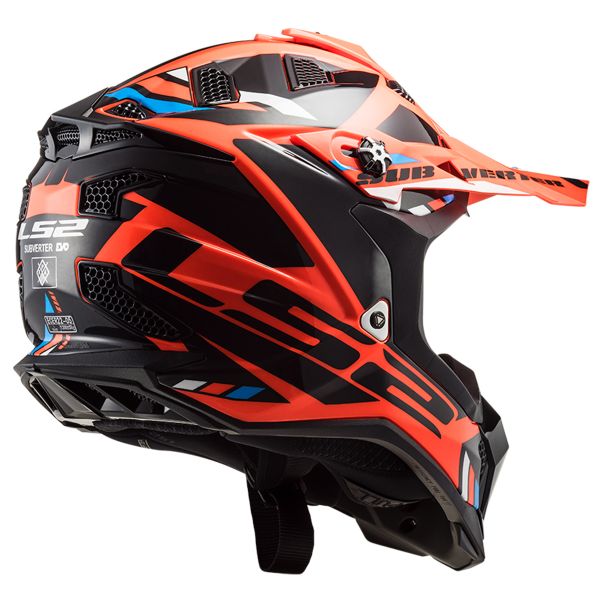 LS2 Subverter Stomp Fluo Orange Black MX700