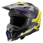 Casque Cross LS2 X-Force Galuo Grey H-Vis Yellow MX703